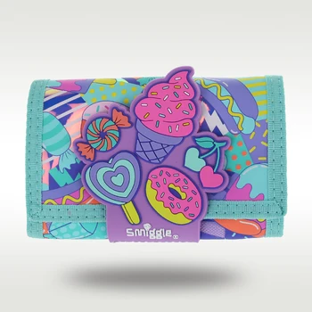 Австралия Оригинальный детский кошелек Smiggle, Красочный Кошелек для мороженого, Кожаная сумка для карт, милый кошелек для девочек с монетами, Оригинал Высокого качества  10