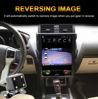 Автомобильная GPS-навигация в стиле Android Tesla для TOYOTA Prado/Land Cruiser 150/LC150 2014-2017 Автомагнитола Стерео Мультимедийный плеер  4