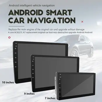 Автомобильная навигация; мощный автомобильный аудиоприемник с автомобильным чипом; Навигация для IOS и Android; Подключи и играй; 2.4 G 5G WiFi Онлайн Обновление  5