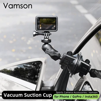 Автомобильная Присоска на лобовом стекле Vamson для Gopro Hero 11 10 9 8 7 для Insta360 x3 One X2 для смартфона для DJI Action Accessories  10