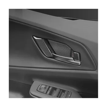 Автомобильная Яркая Черная Дверная Внутренняя Ручка Чаши Рамы Планки Высокой/Низкой Конфигурации 5ШТ для Toyota Prius 60 Серии 2022 2023  5