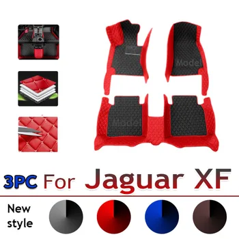 Автомобильные коврики для Jaguar XF Седан 2008 2009 2010 2011 2012 2013 2014 2015 Пользовательские автоматические накладки для ног, Аксессуары для коврового покрытия  5