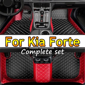Автомобильные коврики для Kia Forte 2009 2010 2011 2012 2013 2014 2015 2016 2017 2018, обычные накладки для ног, ковровое покрытие, Аксессуары для интерьера  5