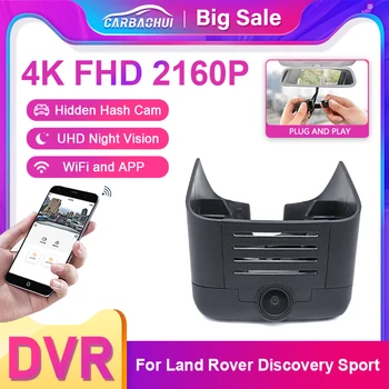 Автомобильный Видеорегистратор 4K Dash Cam Camera С Двумя Камерами Для Land Rover Discovery Sport 2020 2021 2022 Подключи и Играй Видеорегистратор Для Вождения Dashcam  5