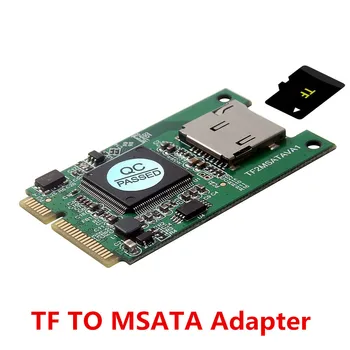 Адаптер Micro SD TF Card к mSATA SSD mSATA Mini PCI e SSD к Micro SD TF Card Конвертер для ПК Ноутбука  10