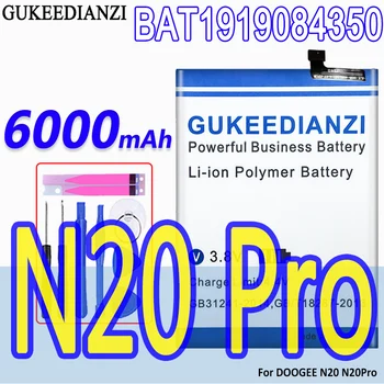 Аккумулятор Большой Емкости GUKEEDIANZI BAT1919084350 6000 мАч для DOOGEE N20 N20Pro N20 Pro Bateria  0