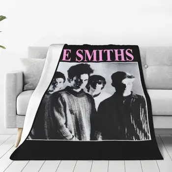 Альтернативное одеяло в стиле поп-рок The Smiths с 3D принтом, мягкая фланель, флис, теплые пледы для офиса, постельное белье, покрывала для диванов  5