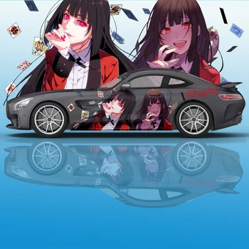 Аниме Какегуруи аниме Автомобильные наклейки универсальные большие наклейки окрашенные модифицированные гоночные наклейки боковые графические автомобильные наклейки с болью  5