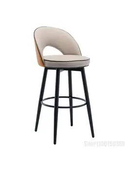 Барный стул вращающийся островной стульчик для кормления барный стул для кафе в отеле барный стул барный стул большой высокий стул  5