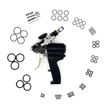 Бесплатная доставка Пистолет-распылитель из полиуретановой пены P2 Пистолет-распылитель для продувки воздухом полиуретана Самоочищающийся с комплектом аксессуаров  5