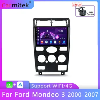 Беспроводное автомагнитоло Carplay 256GB 2 Din Android Auto для Ford Mondeo 3 2000-2007, мультимедийный плеер, GPS, авторадио  10