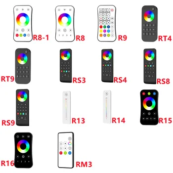 Беспроводной пульт дистанционного управления RGB/RGBW 2.4G для светодиодной подсветки RGB для включения/выключения, регулировки цвета, динамического изменения, группового разделения  10