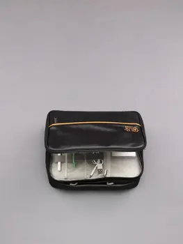 Большая портативная многофункциональная дорожная цифровая сумка В простом стиле, чехол для гарнитуры мобильного телефона, U-дисковая Зарядная коробка для сокровищ, уличный кошелек  10