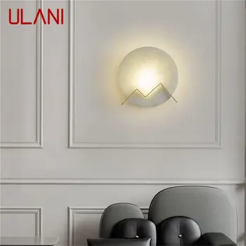 Бра ULANI Copper в помещении, настенный светильник для спальни, современный роскошный дизайн, мраморная светодиодная подсветка, балкон для дома  3