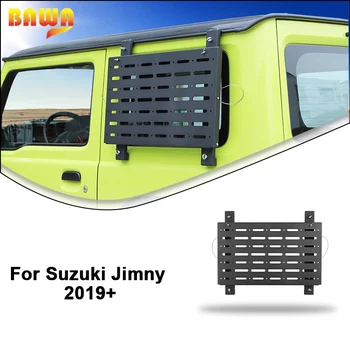 Бронированная полка для заднего стекла из алюминиевого сплава BAWA Для Suzuki Jimny 2019-2023 Складные Аксессуары для экстерьера автомобиля  5