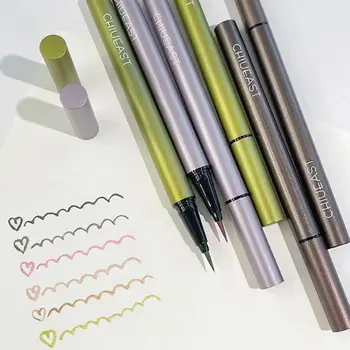 Быстросохнущая Водостойкая Корейская косметическая ручка для подводки глаз натурального цвета, карандаш для подводки глаз, Жидкая ручка для подводки глаз, инструмент для макияжа глаз  5