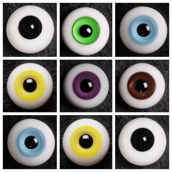 В наличии Кукла BJD Eyes Размер глазного яблока 1/3 1/4 1/6 1/8 yosd SD MSD Светло-серый Темно-Зеленый черный коричневый Красно-Фиолетовый Дымчатый 8 10 12 14 16  5