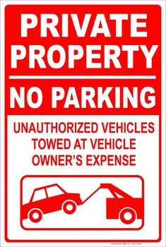 В частной собственности Запрещено парковаться и перетаскивать Наклейку на автомобиль, наклейку на лобовое стекло, наклейку на мотоцикл, высококачественное виниловое покрытие, водонепроницаемый ПВХ  5