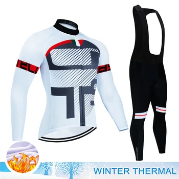 Велосипедная форма Мужская блузка Мужская одежда Велосипедная одежда Термобелье 2024 Велосипедная профессиональная рубашка Зимняя Tricuta Man Fleece  5