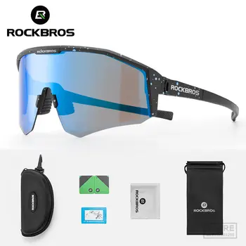 Велосипедные очки ROCKBROS с поляризацией UV400, велосипедные очки для спорта на открытом воздухе, очки MTB, велосипедные очки для шоссейных гонок, велосипедные очки для велоспорта.  0
