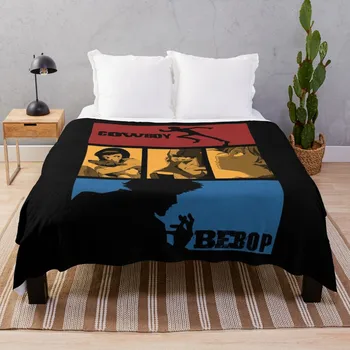 Винтажный Ковбойский подарок Бибопа в стиле Манга, Альтернативное одеяло для мальчиков и девочек, Зимние одеяла для кровати, Большое одеяло, Декоративные одеяла для дивана  10