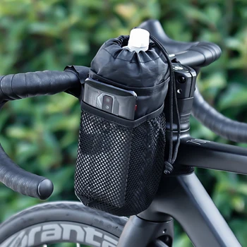 Водонепроницаемый велосипедный чайник с изоляцией, сумка на руль для электрического скутера, мотоцикла, универсальная сумка для бутылки с водой для велоспорта  5