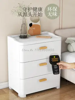 Выдвижной шкаф в японском стиле, шкаф-купе, пластиковая прикроватная тумбочка, комод для гостиной, ящик для хранения, домашнее хранилище  5