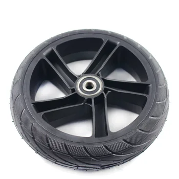 Высококачественное 8-дюймовое колесо для скутера, резиновая сотовая твердая шина 200x50, заднее колесо со стальным ободом для ninebot es1/es2/es4  5