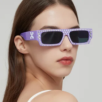 Высококачественные модные солнцезащитные очки в стиле хип-хоп, современные квадратные солнцезащитные очки Street Shot, женские солнцезащитные очки в маленькой оправе, мужские солнцезащитные очки в стиле ретро  5