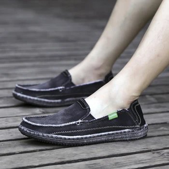 Высококачественные мужские повседневные слипоны из натуральной кожи Sheos 2023, Новая дышащая обувь на плоской подошве для мужчин, уличная легкая мужская парусиновая обувь  5