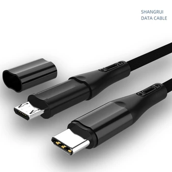 Высококачественный кабель TypeC-Micro USB для быстрой зарядки и синхронизации данных AXFY  5
