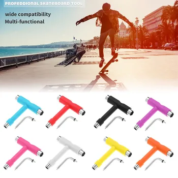 Высококачественный универсальный многофункциональный универсальный ключ для скейтборда, Отвертка, инструменты для катания на роликовых коньках  5