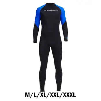 Гидрокостюмы мужские для подводного плавания с аквалангом, костюмы для серфинга, плавания С длинным рукавом, согревающие спину  4