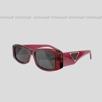 Горячие металлические трехмерные Ацетатные Винно-красные солнцезащитные очки Для женщин, мужские Эстетические вечерние Брендовые Дизайнерские Модные Крутые солнцезащитные очки  4