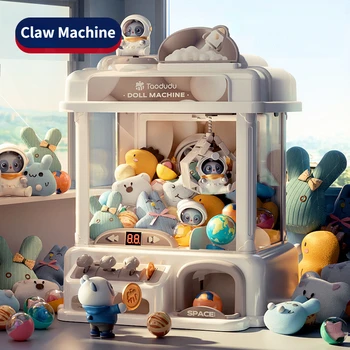 Детские мини-машинки с когтистым краном, автоматические игровые куклы с монетоприемником и музыкой, рождественские подарки на День рождения для детей  3
