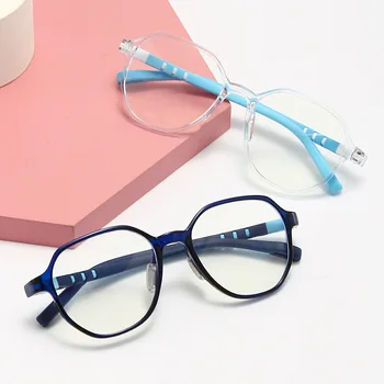 Детские очки O-Q CLUB, Негабаритная Красочная оправа для очков от близорукости с защитой от синего цвета, Новый дизайн 2023 года  4