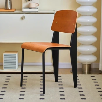 Дизайнерские кухонные обеденные стулья Nordic Эргономичные Мобильные Обеденные стулья для конференций Мебель для дома Balcony Silla Comedor YQ50DC  5