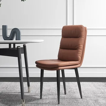 Дизайнерские стулья для гостиной Индивидуальные эргономичные роскошные стулья Relax Lazy для гостиной Современная мебель Sillas Comedores MQ50KT  5