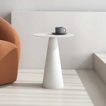 Дизайнерский минималистичный приставной столик для гостиной, угловой столик из кованого железа, светильник, роскошный маленький столик, мобильная мебель для спальни HY50CT  5
