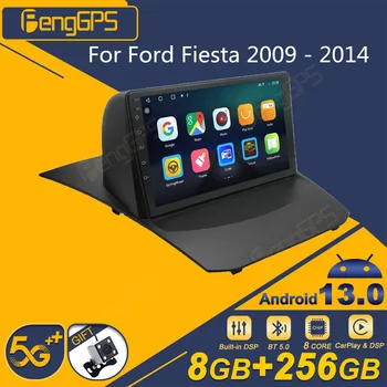 Для Ford Fiesta 2009 - 2014 Android автомагнитола 2Din стереоприемник Авторадио Мультимедийный плеер GPS Navi Экран головного устройства  4