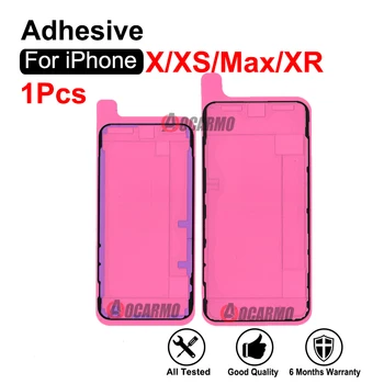 Для iPhone X XR XS Max Клей для переднего ЖК-экрана, запасная часть для ремонта, оригинальная наклейка  10