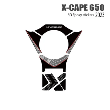 Для Moto Morini X Cape 650 Аксессуары Мотоцикл 3D крышка топливного бака из углеродного волокна накладка на детали кузова защитная наклейка 2022 2023  5