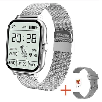 для Realme Q3 Pro Q3S iPhone Samsung Huawei Смарт-часы мужские с сенсорным экраном, умные часы для звонков, водонепроницаемые, для измерения артериального давления, частоты сердечных сокращений  5