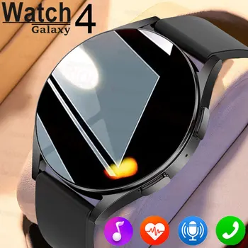 Для Samsung Galaxy Watch 4, умные часы, мужские, женские, с полным касанием, измеряют артериальное давление, кислород в крови, Bluetooth-вызов, смарт-часы, шагомер  5