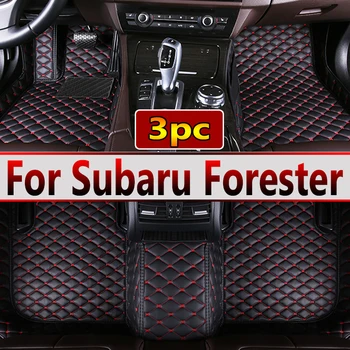 Для Subaru Forester 2023 2022 2021 2020 2019 Автомобильные коврики Чехлы для салонов автомобилей Ковры Аксессуары Подушечки для ног Водонепроницаемые коврики  3