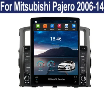 Для Tesla Style 2 Din Android 12 Автомагнитола Для Mitsubishi Pajero 93V97 2007 2008-2035 Мультимедийный Видеоплеер GPS Стерео Carplay  5