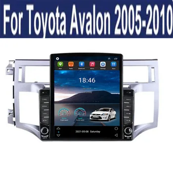 Для Tesla Style 2Din Android 12 Автомагнитола Toyota Avalon 2006-2010 Мультимедийный Видеоплеер GPS Стерео Carplay DSP RDS Камера  5