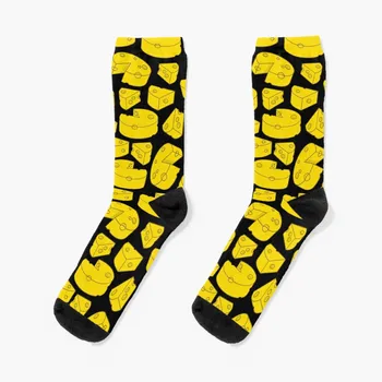 Желтые сырные носки компрессионные носки мужские Женские носки  5