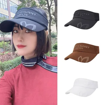 Женская летняя бейсбольная шляпа для гольфа, уличная широкополая Сетчатая солнцезащитная кепка с защитой от ультрафиолета  5