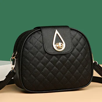 Женская маленькая квадратная сумка, новый модный текстурный Бриллиантовый Клатч, трехслойная сумка-мессенджер через плечо, роскошная сумочка  5